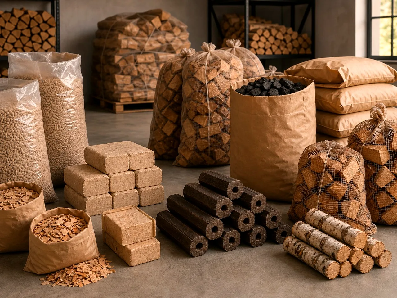 Топливные брикеты RUF из берёзы в Сыктывкаре